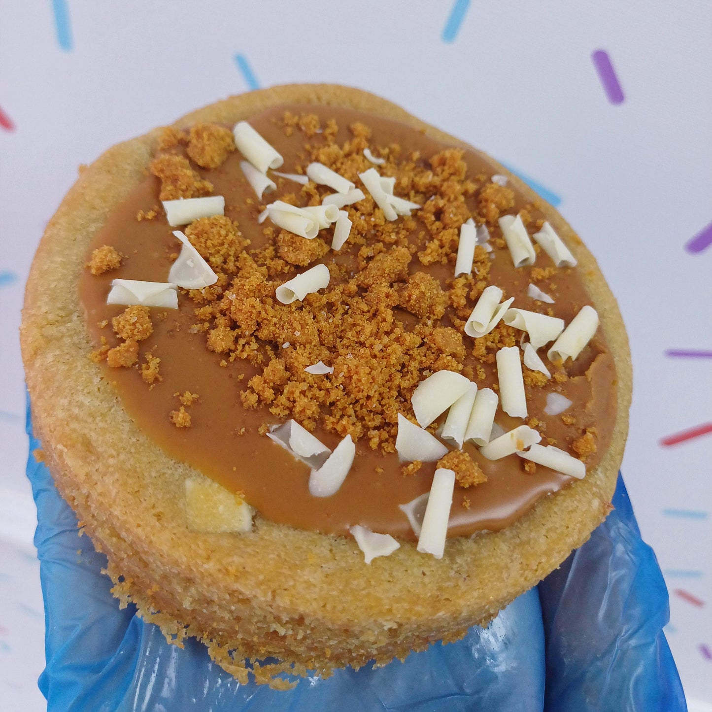 Biscoff & White Chocolate Deep Dish Cookie