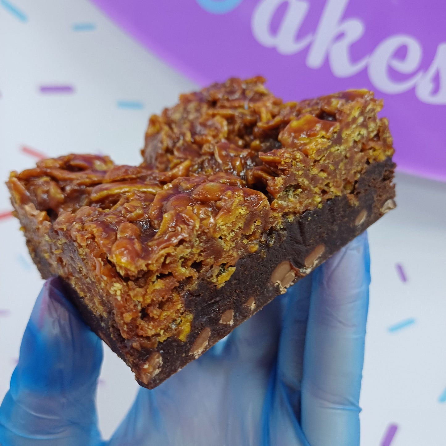 Nutella Cornflake Brownie