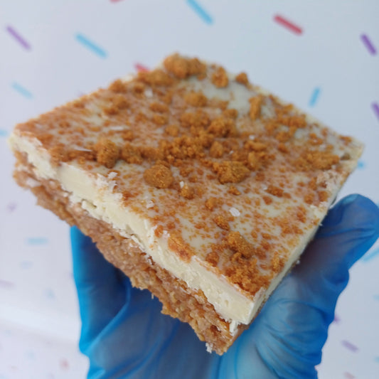 Biscoff & White Chocolate Flapjack